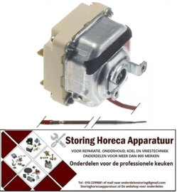 VE702375621 -Thermostaat t.max. 320°C instelbereik 50-320°C 3-polig 3NO 16A voeler ø 3mm voeler L 219mm ELECTROLUX