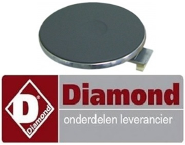 177.665.006.00 - Kookplaat ø 220mm 2600 Watt voor fornuis DIAMOND E65/2P4T