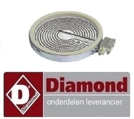 E60/2VC3T - VITROKERAMISCHE FORNUIS DIAMOND EUROPE HORECA EN GROOTKEUKEN APPARATUUR REPARATIE ONDERDELEN EN ACCESSOIRES