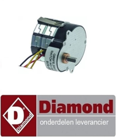 08391310530 - Tandwielmotor MOTEC type 230V 50Hz 500U-min schacht ø 6mm L 46mm B 48mm H 65mm DIAMOND