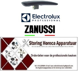 936693937 - Deurgreep H 44mm L 220mm B 50mm kunststof zwart voor oven ZANUSSI