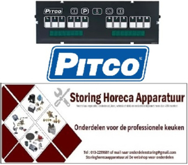 106PT00004660 - Printplaat 24V H 80mm L 400mm B 220mm 1,2A inbouwpositie voorkant friteuse PITCO