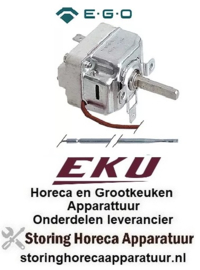 354375363 -Thermostaat t.max. 161°C instelbereik °C 1-polig 1NO 16A voeler ø 3mm voeler L 144mm eku