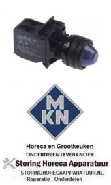 039347524 - Indicatielicht inbouw blauw met gloeilamp 130V voor MKN