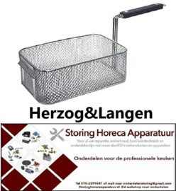 927970189 - Frituurmand B1 195mm, L1 310mm, H1 120mm Herzog&Langen