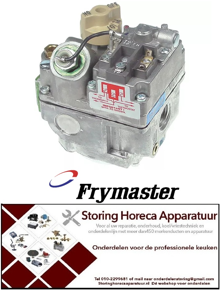 454106122 - Gasventiel voedingsoperator Millivolt voor FRYMASTER