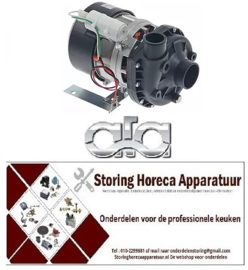 171500190 -Pomp ingang ø 50mm uitgang ø 40mm type C4710 230V 50Hz fasen 1 0,55kW 0,75PS L 240mm ATA