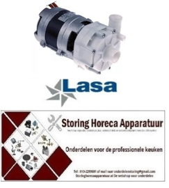 205500465 - Waspomp ingang ø 28mm uitgang ø 26mm type 2213.1601 230V 50Hz fasen 1 0,11kW LASA