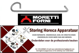 428694239 - Veer L2 80mm inbouwpositie achter draad ø 2mm FI32-FI42-FIP42 Morreti Forni