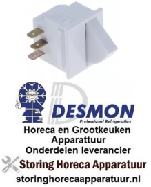 773346772 - Microschakelaar met drukknop met drukknop 250V 5A 1CO - DESMON