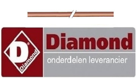 168102111 - Waakvlam leiding 6mm t.b.v F15G/M Diamond per meter