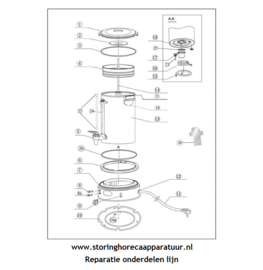 379A040625 - Maximaalclixon percolator HORECA-SELECT GMC1006