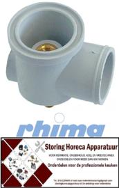 155517123 - Wasarmhouder inbouwpositie onder ø 48mm RHIMA DR60