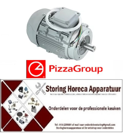 4778300540 - Motor 2000W 400V 50Hz fasen 3 schacht ø 24mm flens ø 140mm 1400U/min type YS9034 ø 170mm PIZZA-GROUP