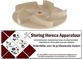 194521106 - Pompschoep ø 97mm, H 24mm rotatierichting rechts draad M8L afname ø 8,2mm messen 5