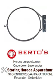 998418133 - Verwarmingselement 2000W 220V voor Bertos oven