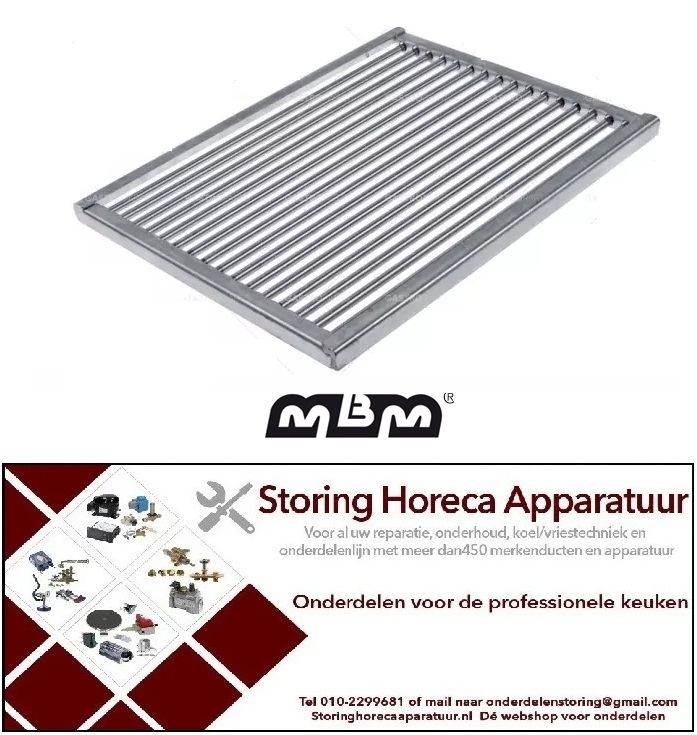 LAVASTEENROOSTER MBM HORECA EN GROOTKEUKEN APPARATUUR REPARATIE ONDERDELEN