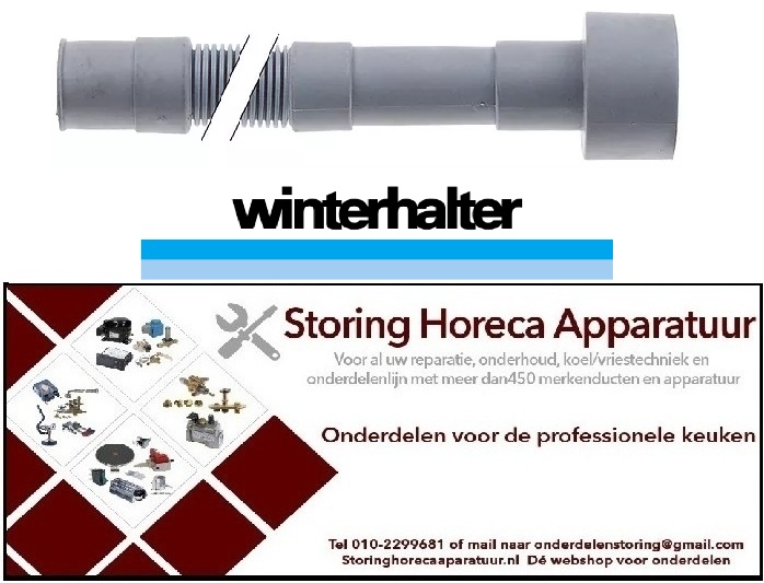 653530338 - Afvoerslang L 1500mm A ø binnen 19/23/40mm A ø buiten 45mm B ø binnen 22mm B ø buiten 26mm voor  Winterhalter