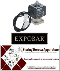 273370060 - Magneetventiel koper nominale breedte 1,2mm 3-weg 230VAC PARKER spoeltype YB09 met kabel