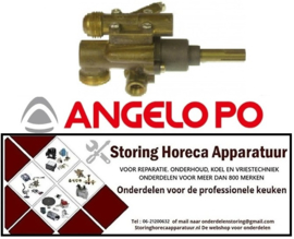923106234 - Gaskraan type 22N/O bypass sproeier ø 0,35mm gasingang M20x1,5 (pijp ø 12mm) ANGELO PO