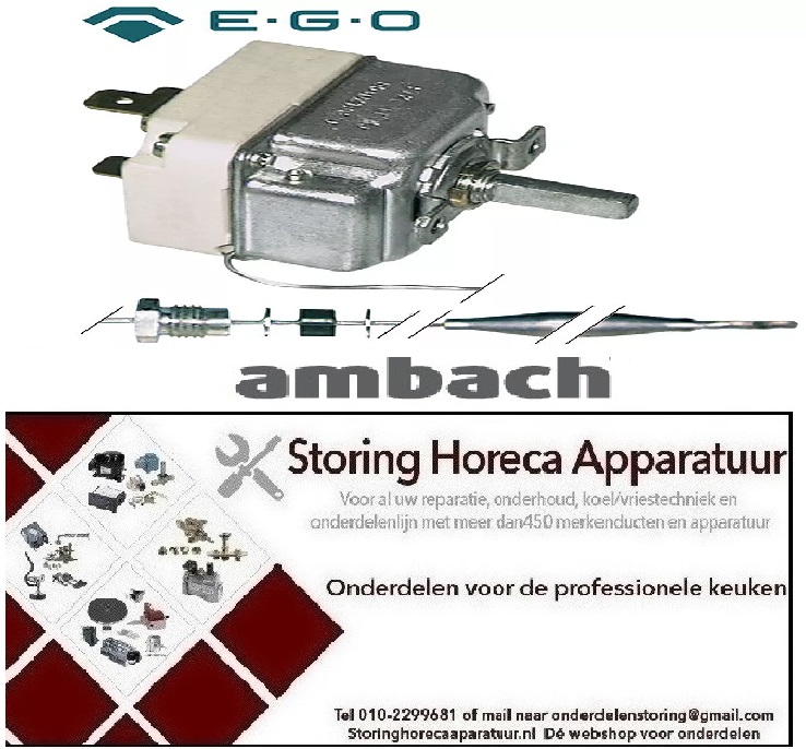 126375001 - Thermostaat instelbereik 30-110°C 1-polig AMBACH
