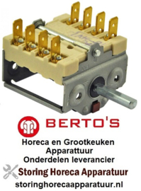16622050300 - Nokkenschakelaar elektrische bakplaat BERTOS E6FL3B-P
