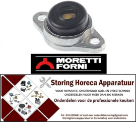 962693417 - Flenslager schacht ø 12mm B 38mm 2-gatsflens LA 48mm H 20mm Morreti forni