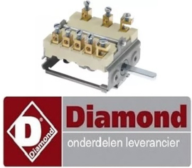 VE025.661.002.00 - Nokkenschakelaar voor fornuis DIAMOND E65/2P4T