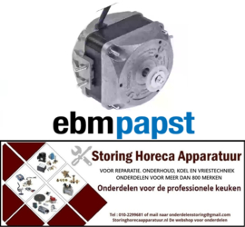 196601758 - Ventilatormotor 16W 230V 50/60Hz B 87mm K 15mm E 43,5mm buitenmaat 83x83mm kabellengte 1500mm