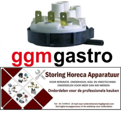 285541847 - Pressostaat drukbereik 112/70mbar voor vaatwasser  GGM GASTRO - GSH360