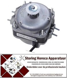 42740601427 - Ventilatormotor ELCO 10W 230V 50/60Hz lager glijlager L1 49mm L2 59mm L3 86,5mm B 83mm