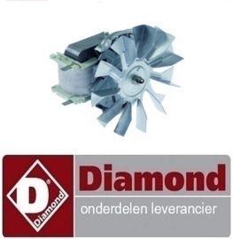 348A03063 - VENTILATOR MOTOR VOOR CONVECTIEOVEN DIAMOND