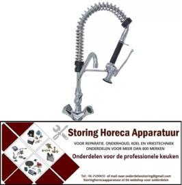 194547892 - Voorspoeldouche Mini met eengatsmengkraan bovendeel 1/2" aansluiting 3/8"