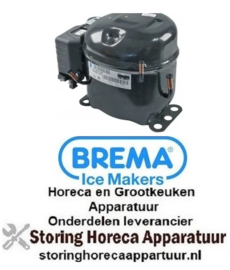 138605021 -Compressor koelmiddel R404A type AEZ4425Z 220-240V 50Hz HMBP volledig hermetisch 9,8kg 1/5HP Brema