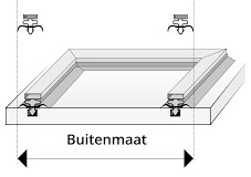 123005713 - Deurrubber B 430mm L 635mm buitenmaat voor oven DIAMOND CFG 61/R