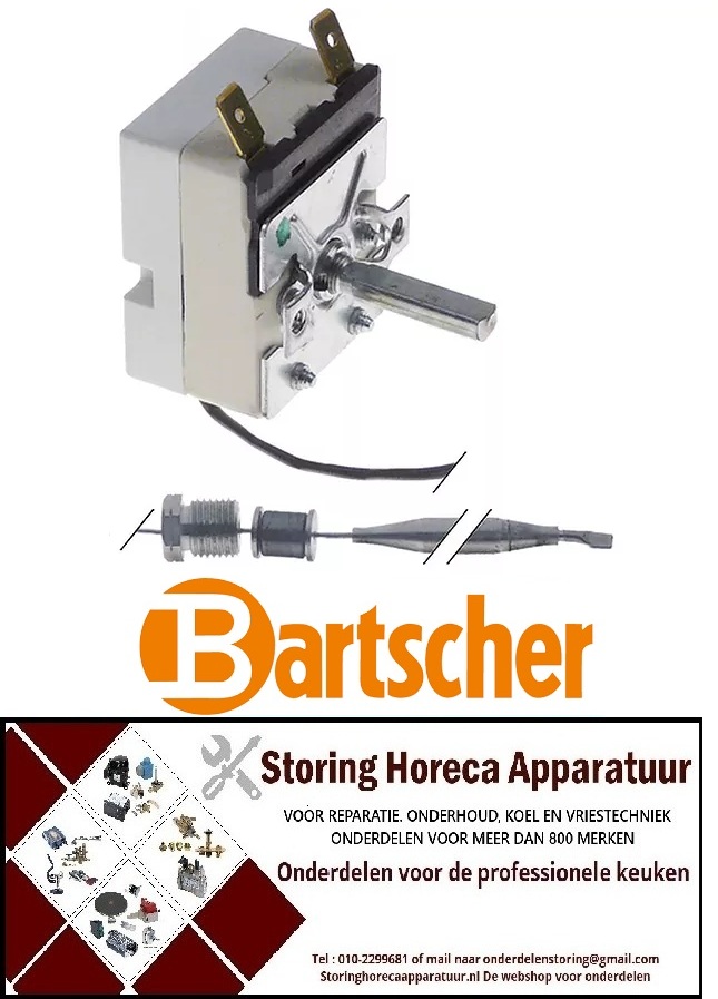 VE273375492 - Thermostaat 94°-190°C 1-polig Voeler 94/Ø6mm Capillair 1090/960mm +dw BARTSCHER