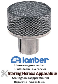 495506422 - Rondfilter ø 101mm aansluiting ø48x55mm voor pomp passend voor L25/S - LAMBER