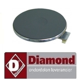 177.665.006.00 - Kookplaat ø 220mm 2600 Watt voor fornuis DIAMOND E77/2P4T-N