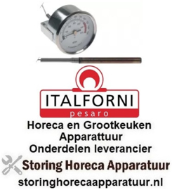 THERMOMETER ITALFORNI PIZZA OVEN HORECA EN GROOTKEUKEN APPARATUUR REPARATIE ONDERDELEN