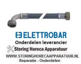 011143270 - Watertoevoerslang PVC recht-haaks L 2000mm  ELLETROBAR FAST 130