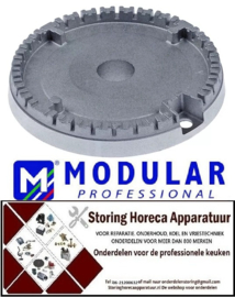 211105058 - Branderkop 3kW voor bougie ø 6mm voor branderdeksel ø 100mm MODULAR