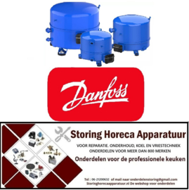 1253070563 -Compressor DANFOSS koelmiddel MULTIGAS HMBP type MTZ56-4VM 380-460V 50/60Hz Danfoss