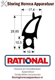 523900291 - Ovenrubber B 470mm -  L 780mm voor oven RATIONAL