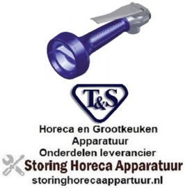 115594104 - Handdouche bij 3bar 12,41l/min type T&S blauw ergonomisch gevormde greep