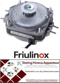 182601427 -Ventilatormotor ELCO 10W 230V 50/60Hz lager glijlager L1 49mm L2 59mm L3 86,5mm B 83mm FRIULINOX