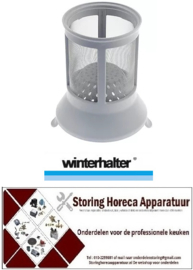 385507573 - Zeef ø 100mm H 151mm totale hoogte 172mm voor vaatwasser WINTERHALTER