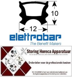 894437103 - Deurrubber 3-zijdig L 555mm B 395mm voor vaatwasser ELETTROBAR