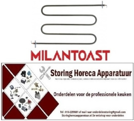 EM16818440 - Verwarmingselement  3 lussen 1060 Watt 230 Volt voor toaster MILAN-TOAST