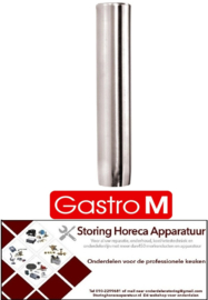 917DY225 - Stalen overlooppijpen 3,8(Ø)cm - 28(h)cm - GASTRO M