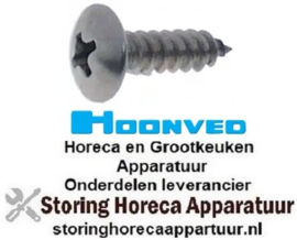 175560459 - Schroef ø 3,3mm L 13mm RVS  - HOONVED